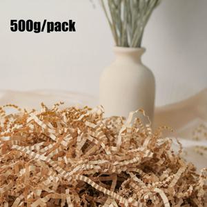 TEMU 500g/팩 크래프트 크링클 컷 종이 슈레드 필러 선물 포장 및 바구니 채우기