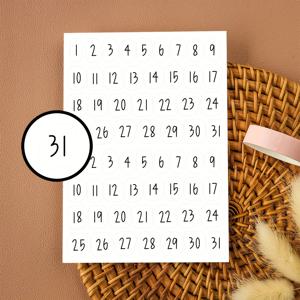 TEMU 월별 숫자 플래너 스티커 2개 세트 - 자체 접착 달력 날짜 커버, 5.9x7.9인치, 매트 마감, 혼합 색상, 정리 및 장식용 기능성 플래너 액세서리, 월간 날짜 커버 | 장식적인 플래너 | 자체 접착 디자인, 월간 캘린더 플래너