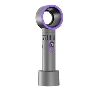 TEMU LED 디스플레이가 있는 휴대용 USB 충전식 팬, 책상 또는 손잡이 사용을 위한 5단계 조절 미니 팬, 강력한 바람 및 긴 배터리 수명, 실내 냉각을 위한 컴팩트 디자인, 핸들 팬 | 컴팩트 팬 | 내장형 배터리, 휴대용 팬|휴대용에어컨|에어컨선풍기