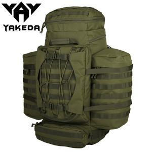 TEMU YAKEDA 90L 강력한 폴리에스터 백팩 - 대용량, 먼지 방지, 통기성이 뛰어난 하이킹, 여행, 야외 모험용, 야외 백팩|강력한 스트랩|패딩 어깨 스트랩, 하이킹 백팩