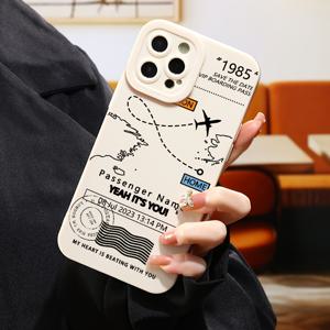 TEMU 아이폰 11 12 13 14 15 프로 맥스 미니, X XS 맥스 XR 7 8 플러스 7P 8P SE 2 SE3용 새로운 케이스 카메라 보호 루트맵, 고급 소프트 실리콘 충격 방지 패턴 자동차 낙하 TB1 블랙 충돌 렌즈 백 커버