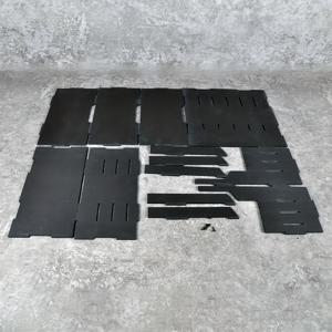 TEMU 조립용 PVC 모델 키트 도구 정리대 보관함, 브러시/드라이버 서랍이 있는 페인트 랙 오거나이저, 취미 모형링 홀더 스토리지 크래프트 용품 보관 적합한 플라스틱 베이킹 티어 잉크 병 미니어처 아크릴 페인트 병 그림 손잡이 코너 스탠드