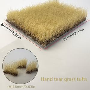 TEMU 12-16mm 길이 모델 건축 정적 잔디 무늬 미니어처 장식 모델 만들기 잔디 정적 잔디 무늬 모델 만들기 잔디 장식 HO N 스케일 철도 모델링 다이오라마 미니어처 하비 데스크탑