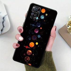 TEMU 샤오미 레드미 노트 7 8 8T 9 9S 10 10S 11 11S 12S 12 프로 4G 13 프로+ 5G용 아름다운 다섯 요소 케이스 소프트 폰 쉘 커버