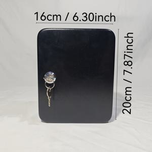 TEMU 20개의钩子, 철제 잠금 상자, 조합 잠금, 집, 상점 및 호텔 열쇠를 안전하게 보관하는 벽면 장착 열쇠 상자, 레트로 스타일, 단단한 잠금 장치, 열쇠 보관 상자