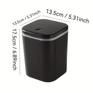 TEMU 최소한의 디자인으로 제작된 상단 압축 데스크탑 , 데스크탑 청소 및 보관에 적합, 가정용으로 이상적인 선택|쓰레기통