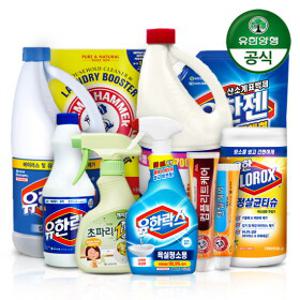 [유한양행] 1만원 미만+무료배송 특가! 욕실청소/곰팡이제거/레귤러/펑크린/살균티슈 外