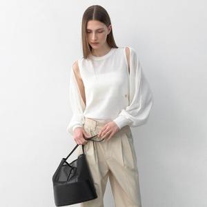 (Z-CD-2118)ESSENTIAL RUDY KNIT TOP&BOLERO SET S