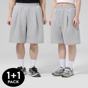 [당일배송/자체제작] [2pack] 그랜피니 어센틱 원턱 버뮤다 반바지