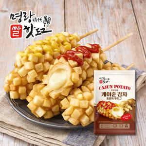 [내일도착] 명랑시대 케이준감자 통모짜 핫도그 120gx8개
