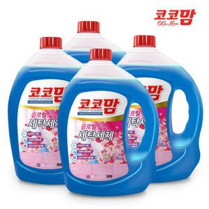 코코맘 플로럴 세탁세제2.5LX4개 고농축 실내건조