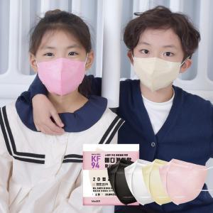 메디케이알 데일리핏 새부리형 KF94 소형 100매 컬러 황사 마스크