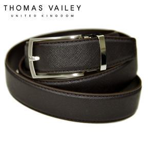 [토마스베일리][THOMAS VAILEY] 토마스베일리  정장 비조 수동 소가죽 벨트-헤어라인 브라운