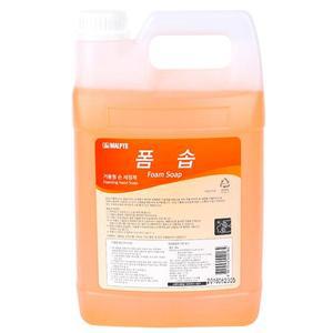 말표 폼솝 거품비누 3.75L/거품형 손세정제