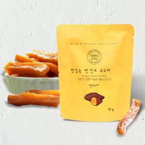 땅끝 맛있는 반건조 고구마 말랭이70g 15 30팩 골라담기