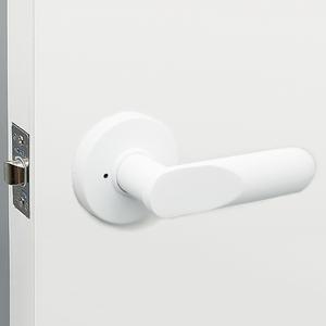방문손잡이 CTL-801 화이트 버튼형 엔젤금속 국산
