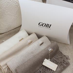 [GOBI] 고비 캐시미어 오가닉 산양자수 머플러 (캐시미어 100%) / 설 크리스마스 선물 남자친구 여자친구 부모님 선물