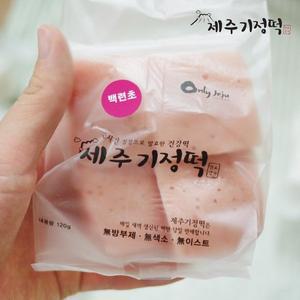 [기타][제주기정떡] 자연발효 건강떡 백년초(개별포장) 1.9kg / 총 64조각