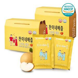 [찬이네과수원] 배즙 100ml 100포 착즙주스