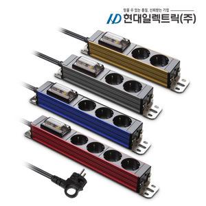 국산 4000W 고용량 멀티탭 서버탭 알루미늄 누전 에어컨 건조기 대용량 멀티 콘센트 2구 3구 4구 1.5m 3m 5m
