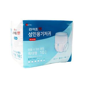 라이프업 성인용기저귀 팬티형 특대형 1박스 80매 부모님 기저귀