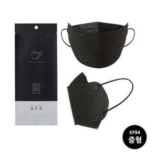 KF94 중형 늘푸른 마스크 블랙 50개_