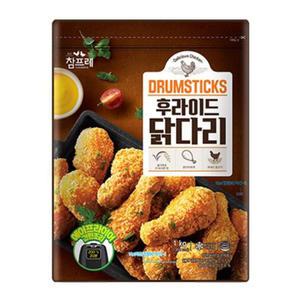 참프레 후라이드 닭다리 1kg/냉동 대용량 국산닭다리 치킨 에어프라이어 맥주안주 간식 야식