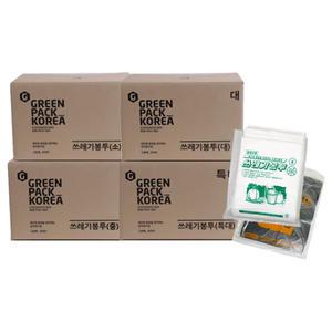 제이오마켓 배접 쓰레기 봉투 백색 대 1BOX 300P / 쓰레기 분리수거 대형봉투 재활용