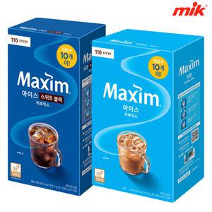 맥심 아이스 커피믹스 /아이스블랙 110T [카누 미니/믹스커피/라떼/더블샷/모카골드/아메리카노]