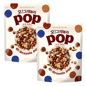 오리온 마켓오 오!그래놀라 팝 초코아몬드 시리얼 520g, 2개