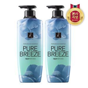 [엘지생활건강]엘라스틴 퍼퓸 퓨어브리즈 샴푸 600ml  2개