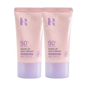 홀리카홀리카 메이크업 선크림 60ml x2개 (SPF50+ PA+++)