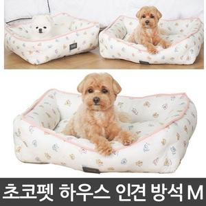 초코펫하우스 바우와우 인견 사각방석  강아지 방석 M