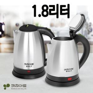 스텐 전기주전자1.8L 무선주전자  전기포트 커피포트