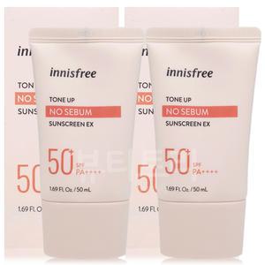 이니스프리 톤업 노세범 선스크린 EX 50ml + 50ml