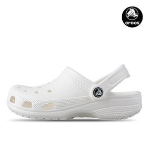 크록스 클래식 클로그K 여성 여자 슬리퍼 샌들 화이트 K206991-100