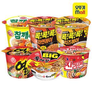 오뚜기 컵라면 12종 모음전 사발면 한박스 12개 24개 육개장/진라면/참깨라면/열라면