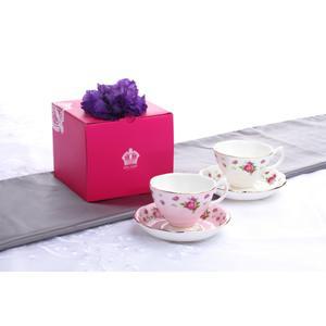 [롯데백화점]로얄알버트 로얄알버트 뉴황실장미 커피2인조 화이트+핑크