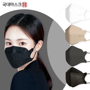 [1 + 1] KF94 국대마스크 일회용 3D 100매 검정