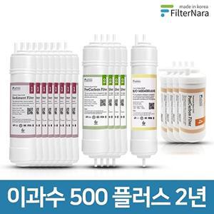 [필터나라]청호나이스 이과수 500 플러스 2년 세트