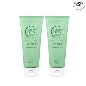 해피바스 마이크로 미셀라 솝베리 클렌징 폼 150g 2개