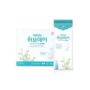애터미 허브데이 생리대 중형 4팩