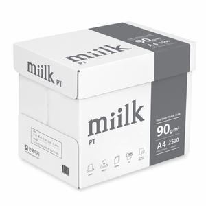 한국제지 밀크 A4용지 90g 1박스(2500매)/복사용지