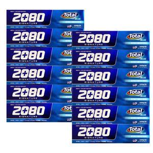 2080 시그니처 토탈블루 치약 125g x12개 개운한 오리지날민트