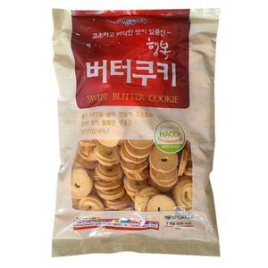 신흥제과 행복버터쿠키 1KG 버터과자 버터링 군것질 사무실간식 아이간식