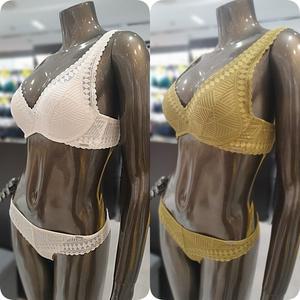 갤러리아 2종택1 하이커버리지 노와이어 브라,치키T팬티SET(A~C컵) WBWBR3I20T,WBW