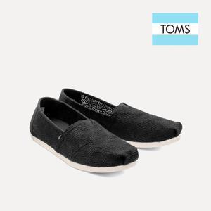 [공식]  슈즈 모자이크 레이스 슬립온 Black