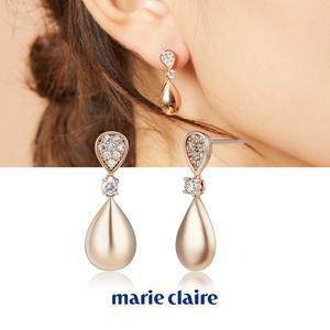 [마리끌레르] 모닝듀 귀걸이 14K Gold Pin MCER0074