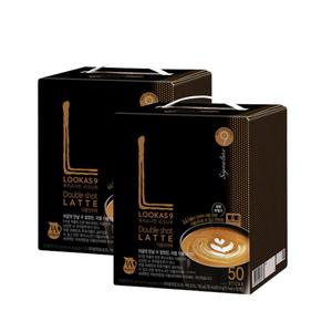 루카스나인 시그니처 더블샷 라떼 50T x 2개 ( 100T )