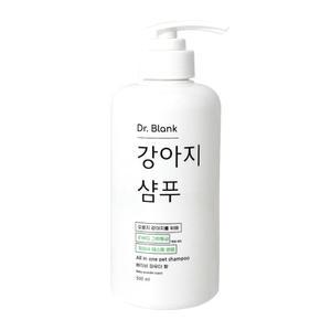 닥터블랭크 강아지 저자극 샴푸 베이비파우더향, 500ml, 1개